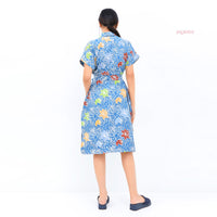 Aina Batik Cap Shirt Dress Summery