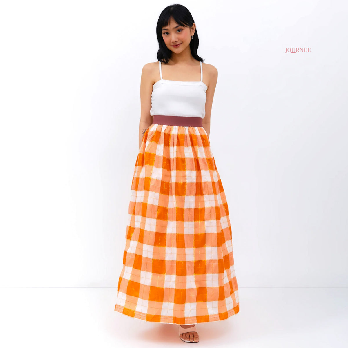 Acarina Makassar Skirt Tangerine