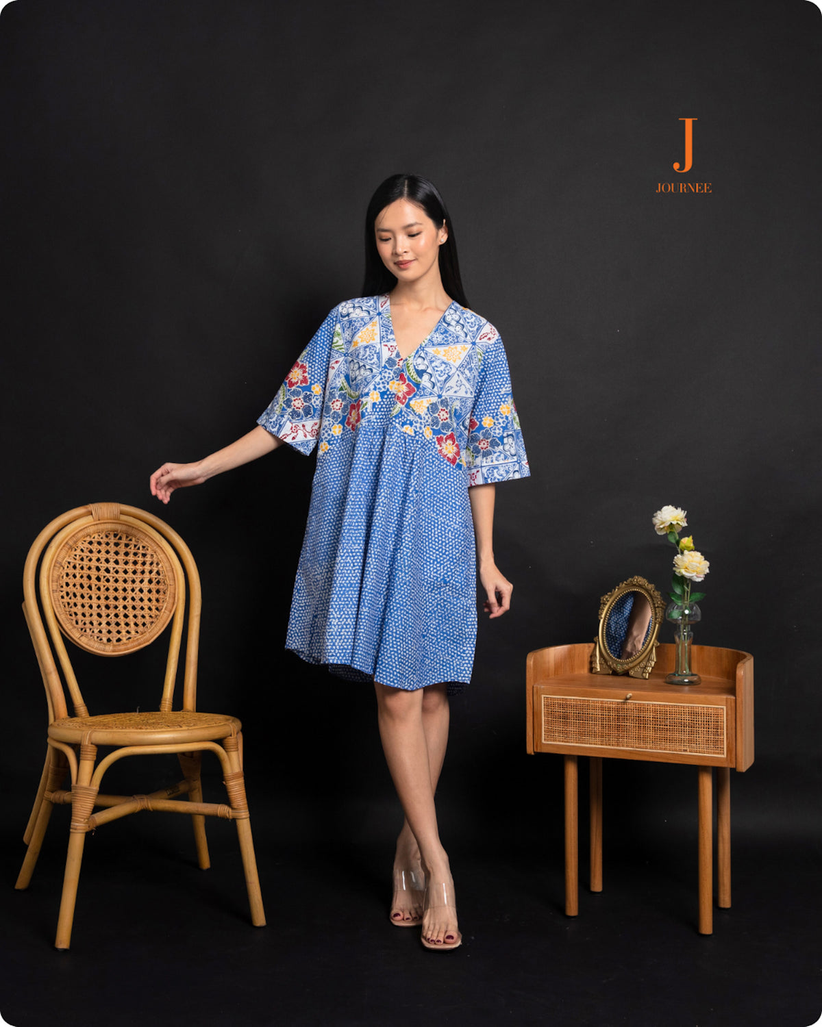 Alvina Empire Roomy Dress