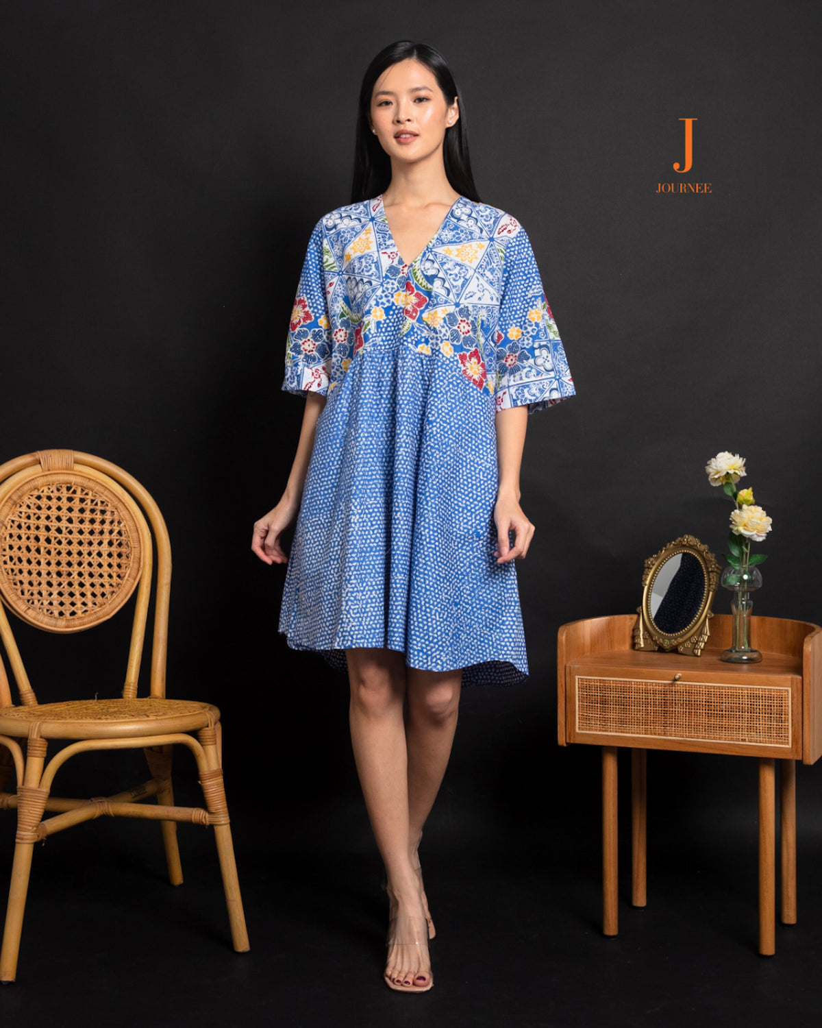 Alvina Empire Roomy Dress