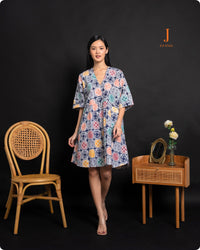 Alvina Empire Roomy Dress Totem