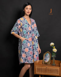 Alvina Empire Roomy Dress Totem