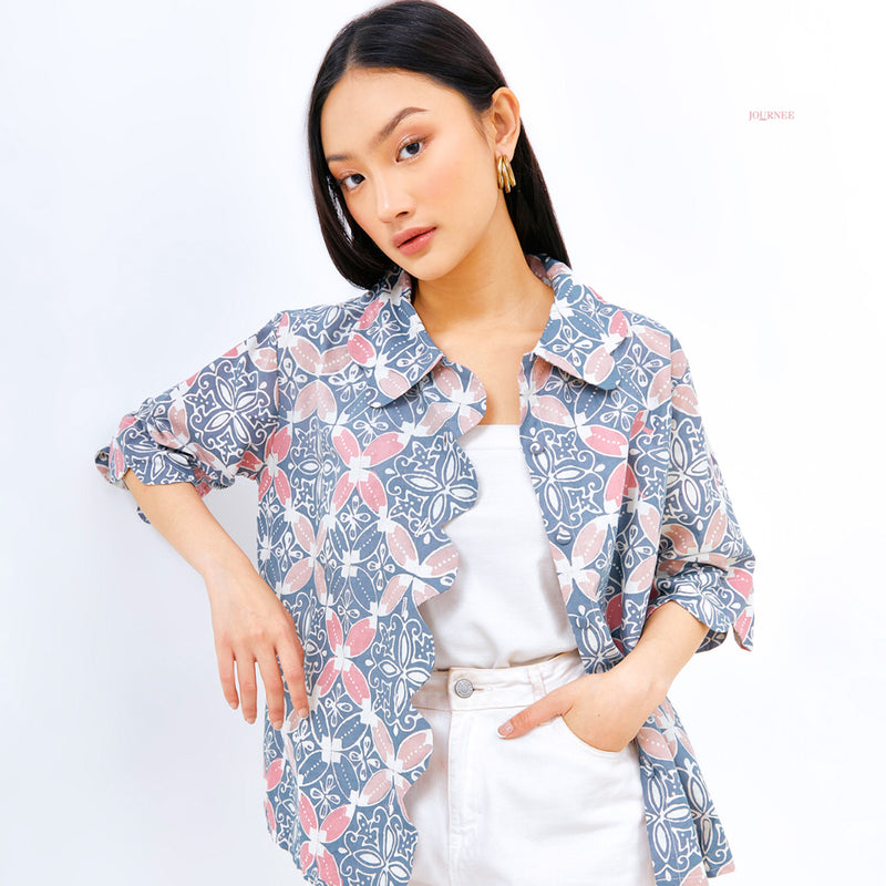 Asperla Scallop Top/Outer Kawung