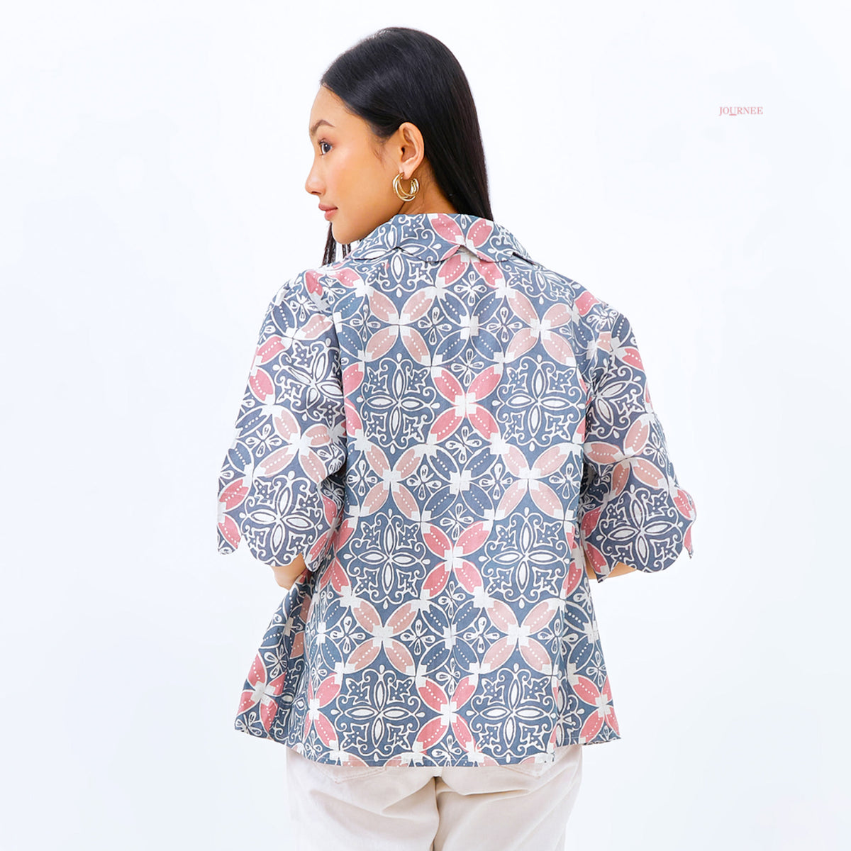 Asperla Scallop Top/Outer Kawung