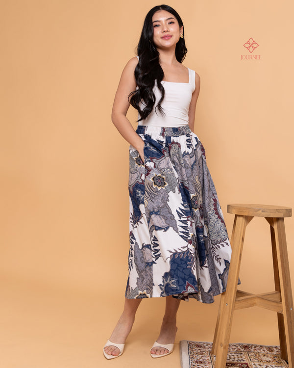 Agenta Midi Premium Cotton