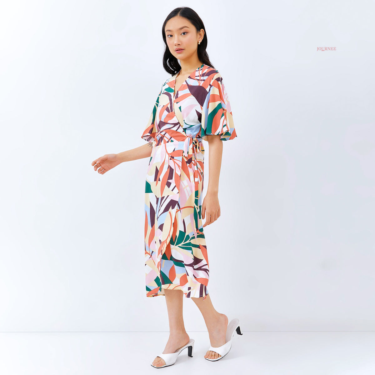 Abrily Wrap Dress ColNature