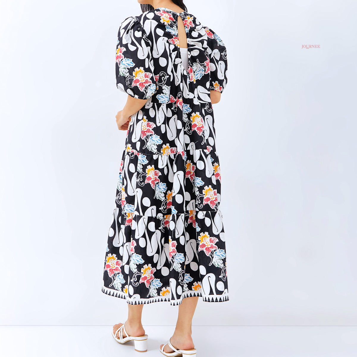 Amoni Batik Maxi  Dlorong Black