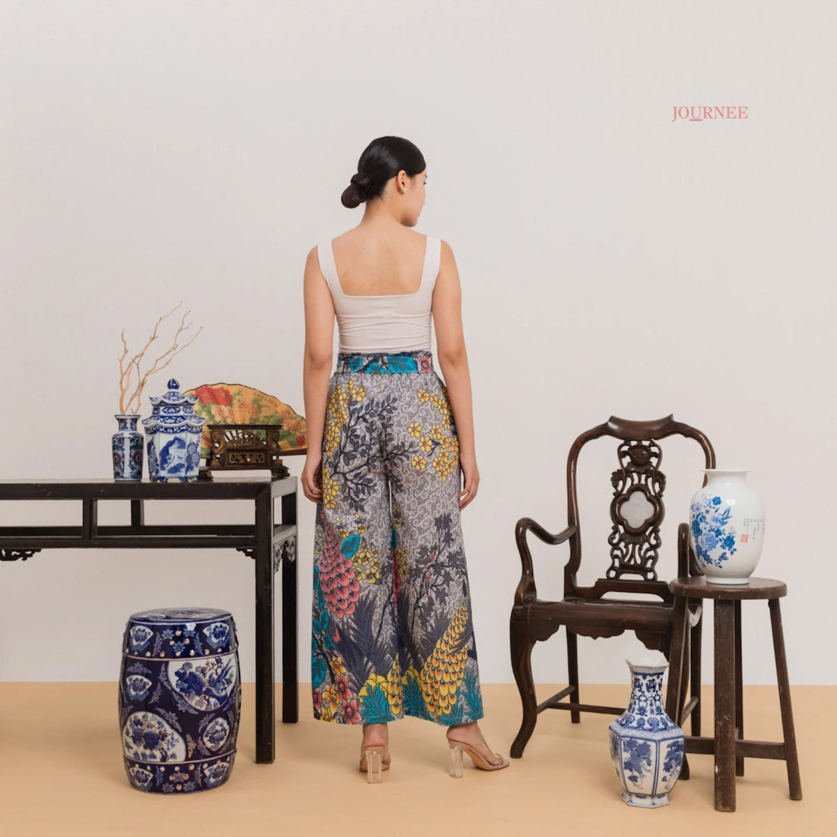 Angie Batik Pants Azure