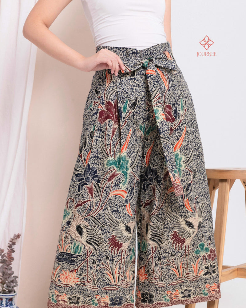 Amberlin Batik Culottes Crane