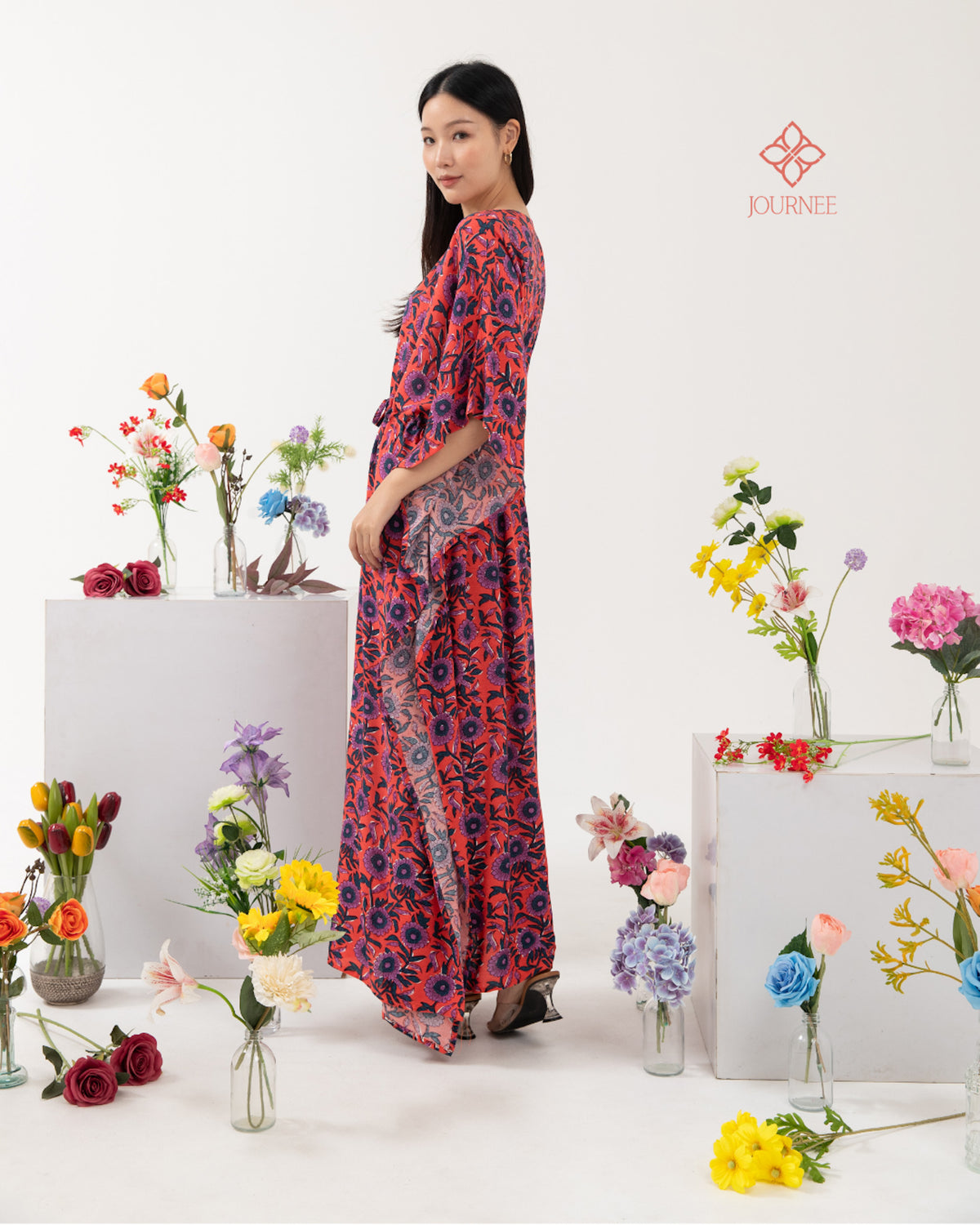 Afion Kaftan Maxi Dress