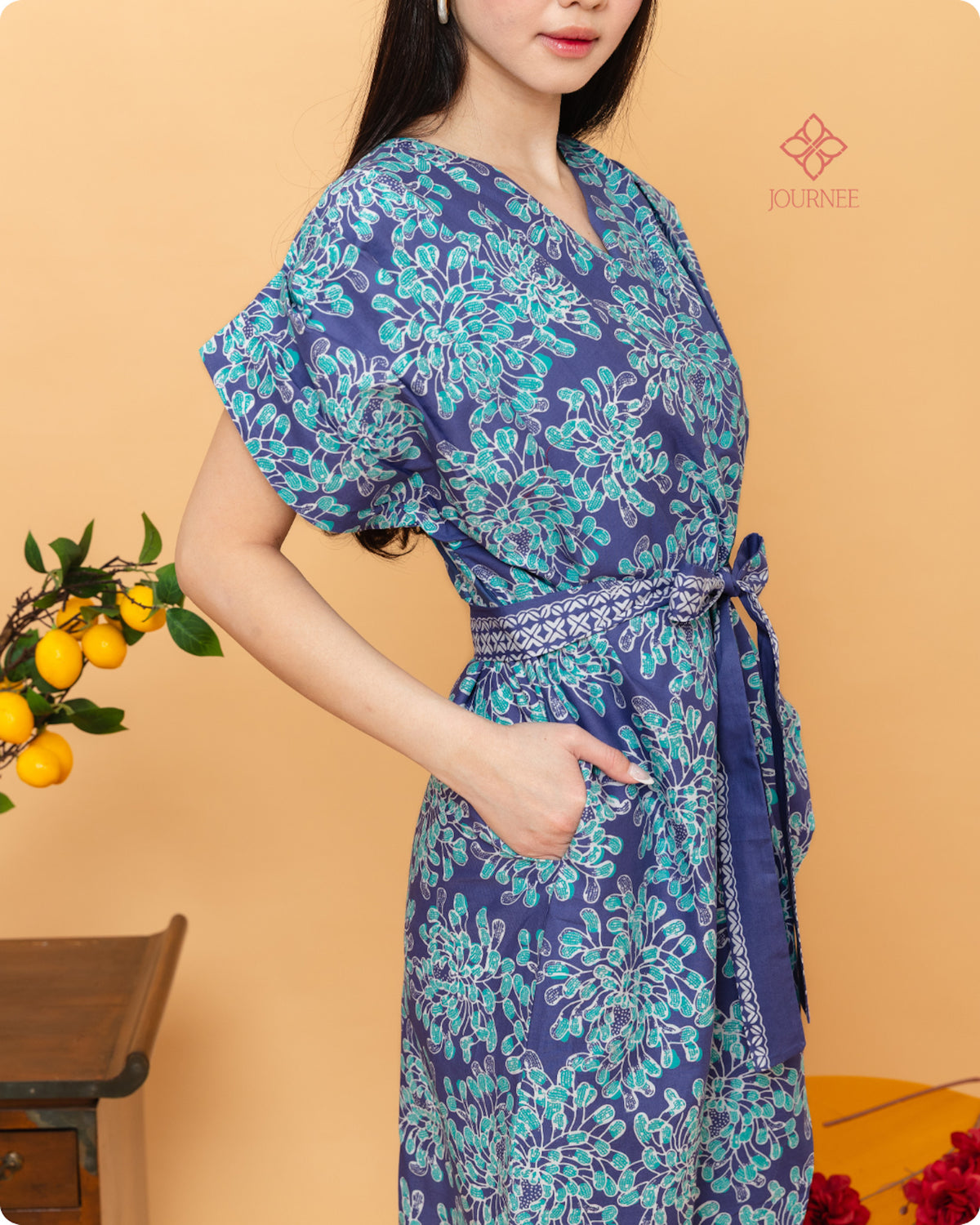 Amania Midi Cap Vivid Blue Premium