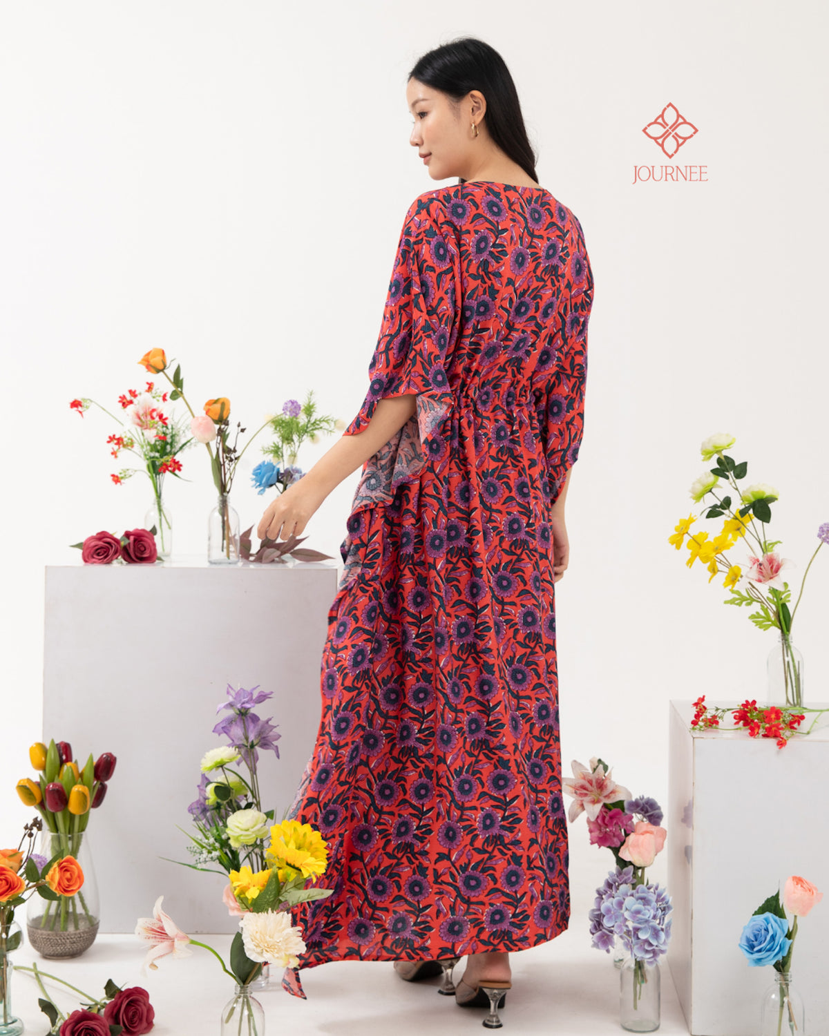 Afion Kaftan Maxi Dress