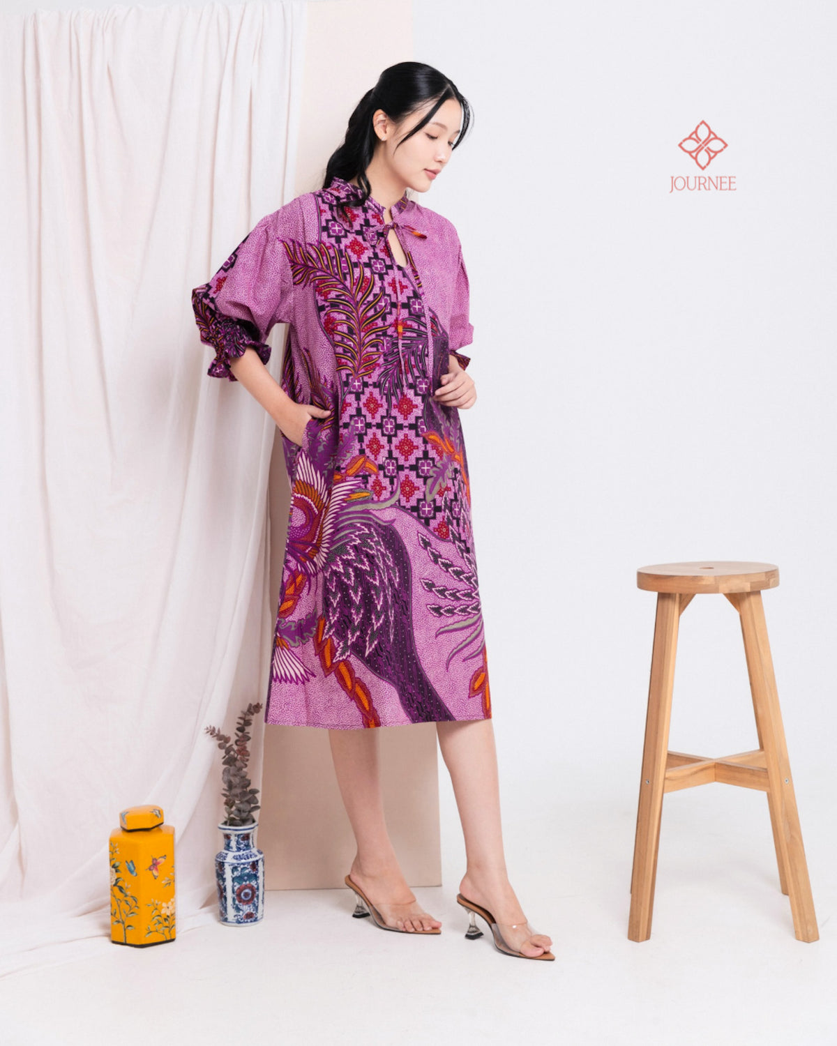 Agenie Batik Phoenix Violet