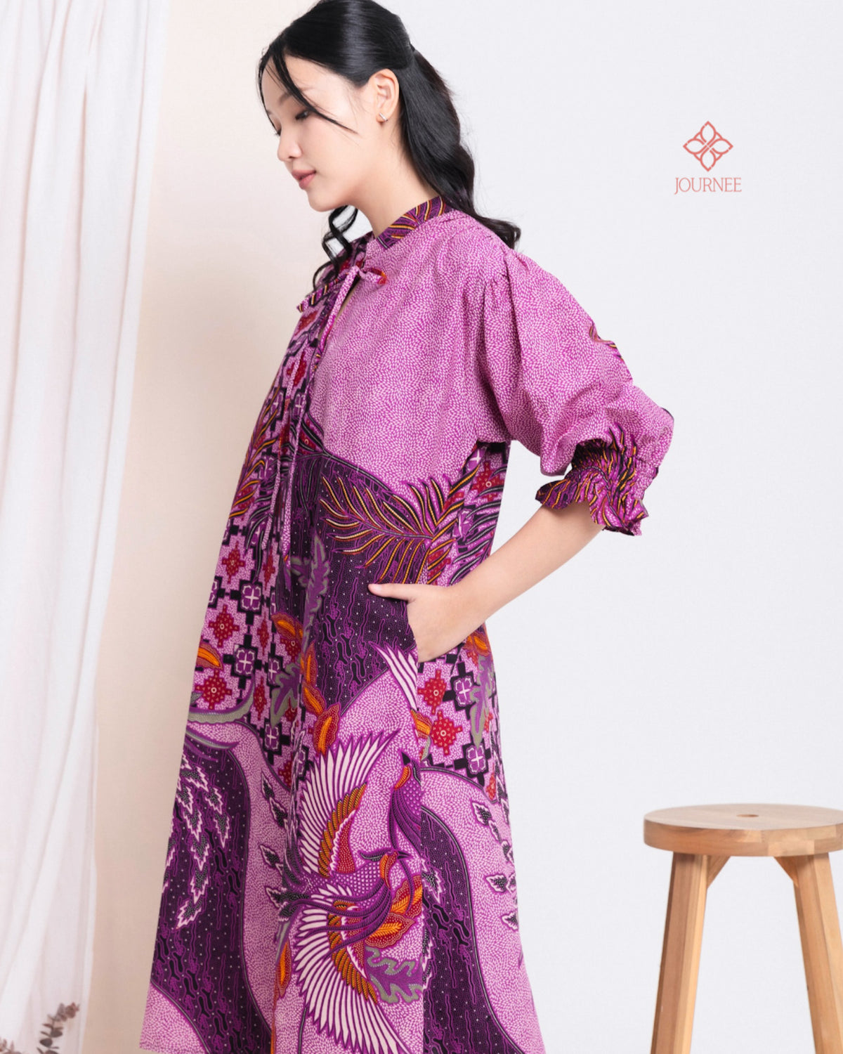 Agenie Batik Phoenix Violet