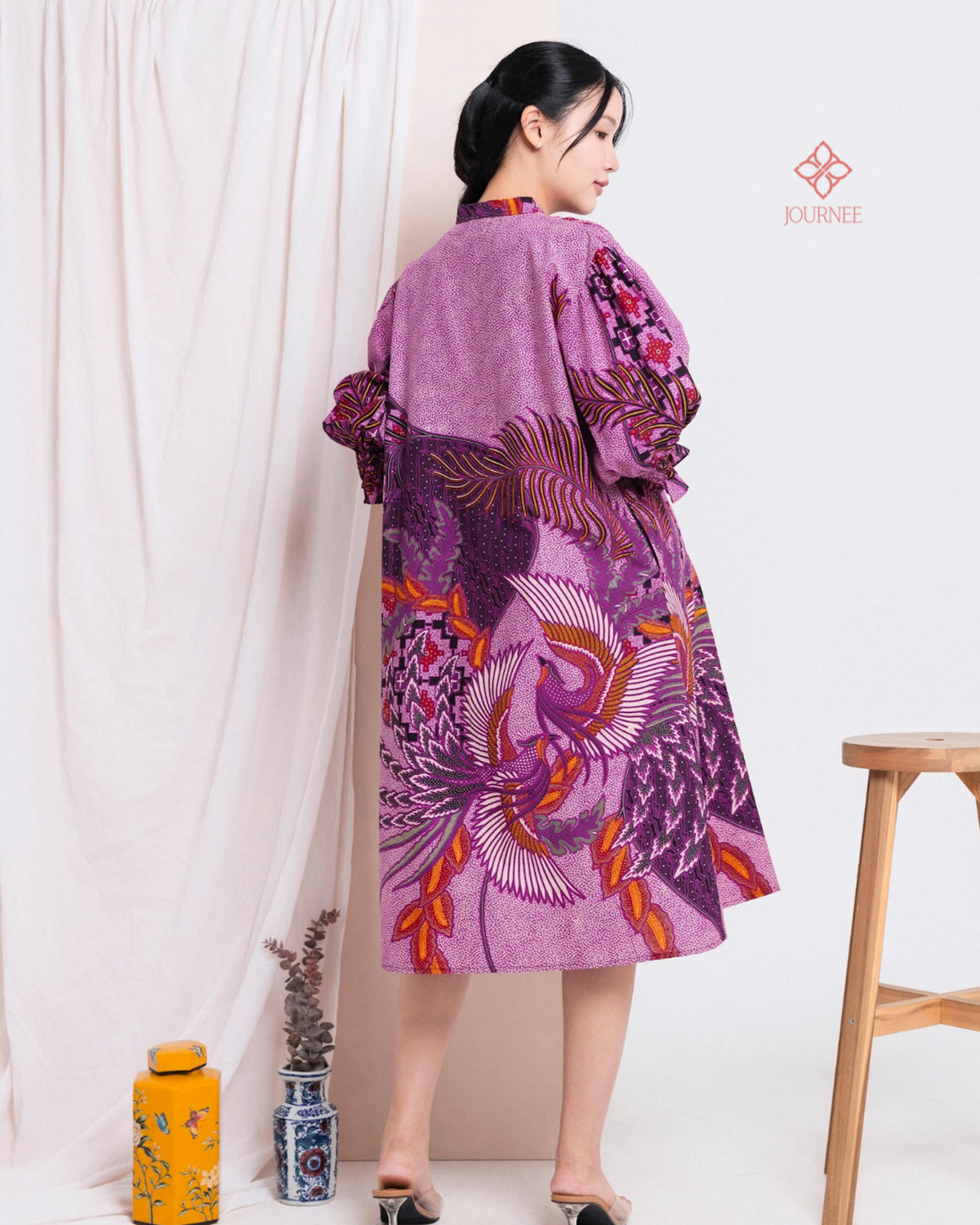 Agenie Batik Phoenix Violet