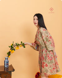 Asmine Kimono Dress Sunglow