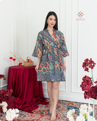 Asmine Kimono Dress Darling Blue
