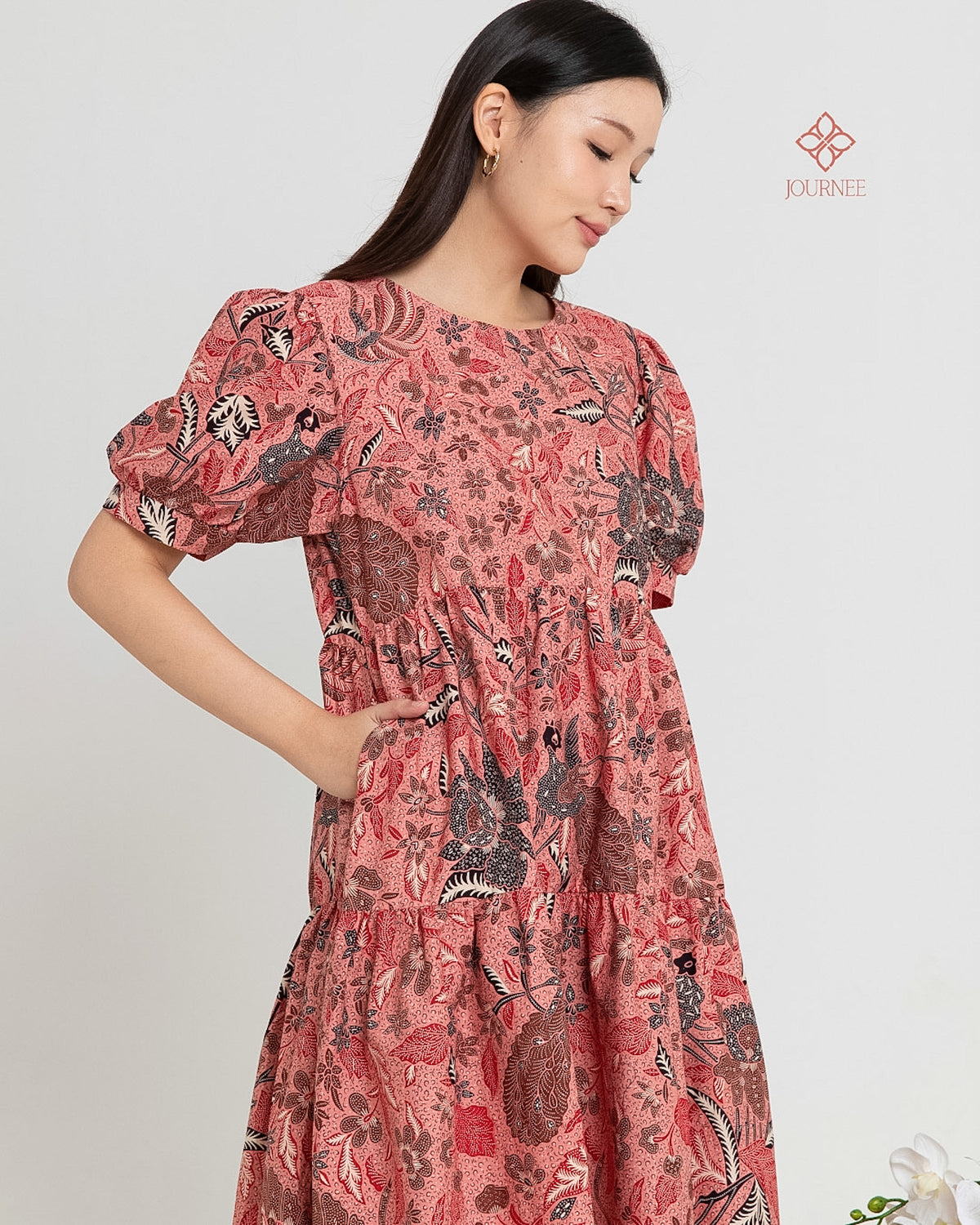 Akwan Batik Dress Lipstick