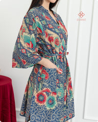 Asmine Kimono Dress Darling Blue