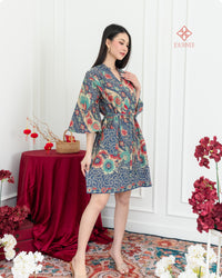 Asmine Kimono Dress Darling Blue