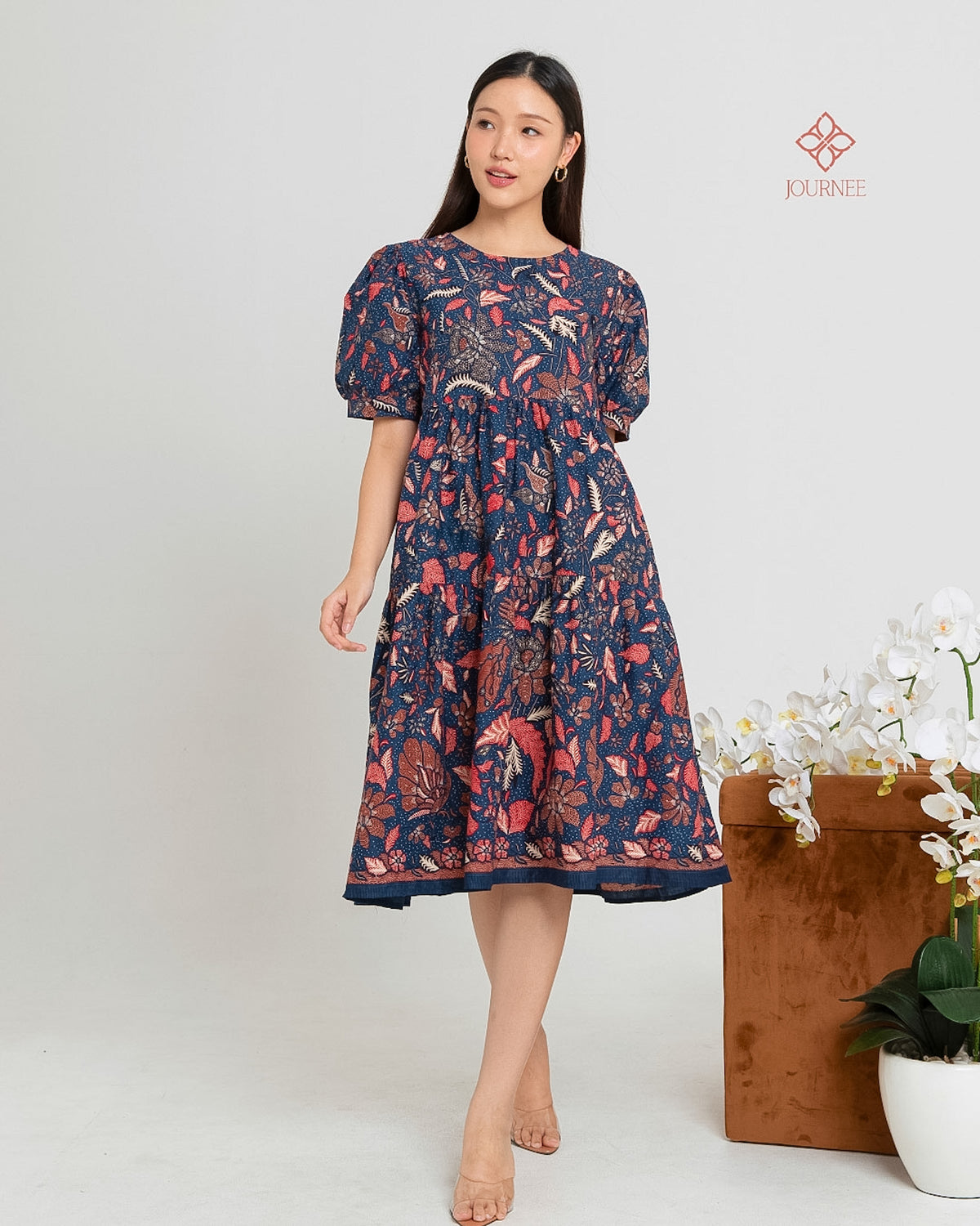Akwan Batik Dress Saphir