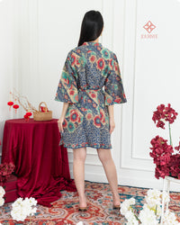 Asmine Kimono Dress Darling Blue