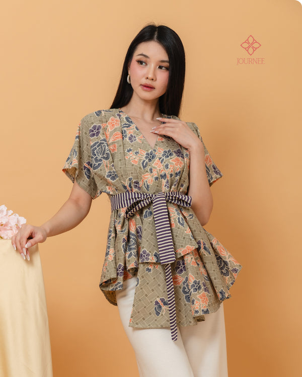 Ally2 Batik Top Dusty Coral