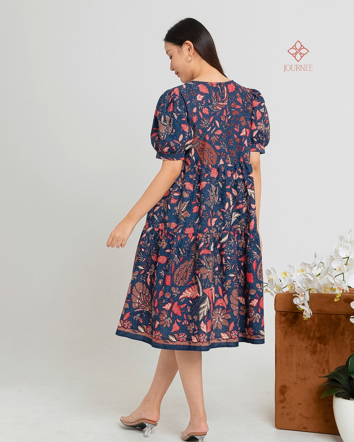 Akwan Batik Dress Saphir