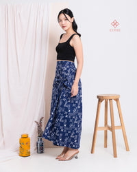 Abina Ruched Skirt Blue