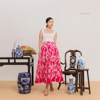 Amai Batik Tulis Skirt Pink Premium