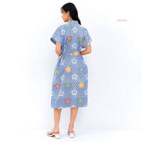 Aina Batik Cap Shirt Dress Summery