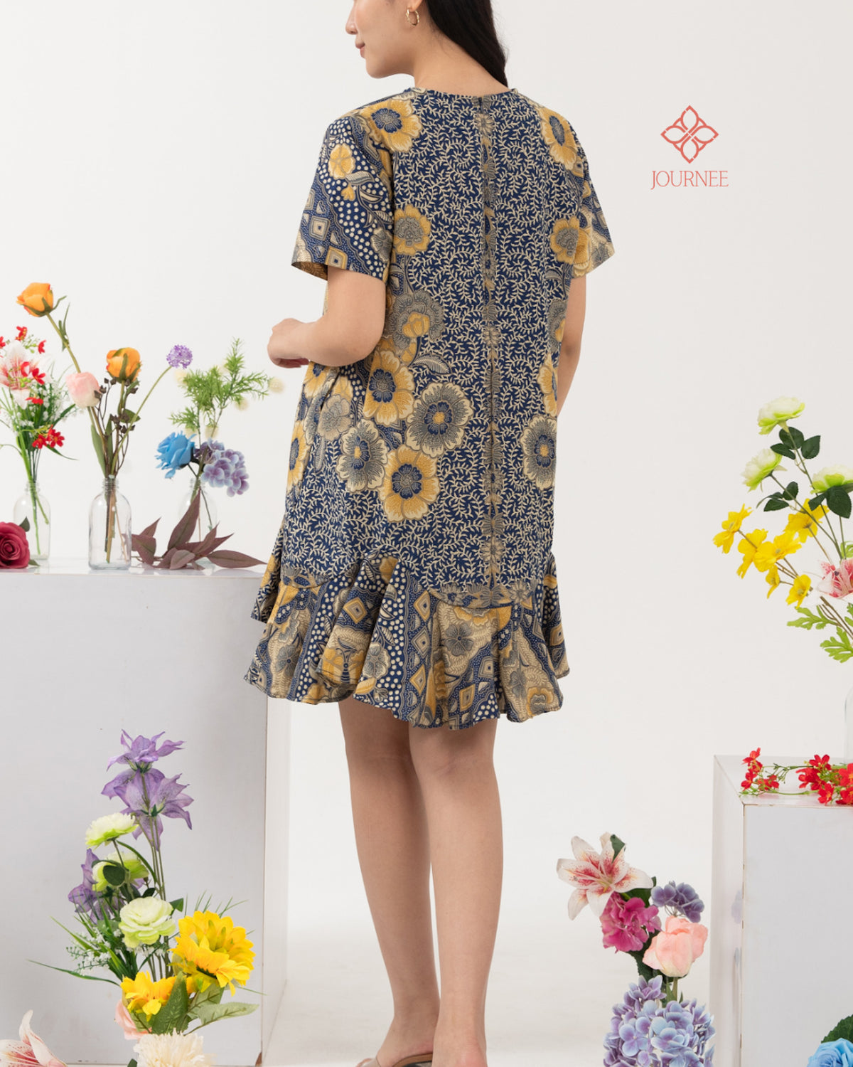 Amily Batik Drop Waist Ocean Sun