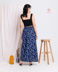 Abina Ruched Skirt Blue