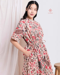 Anetta Midi Mandarin Batik Solar