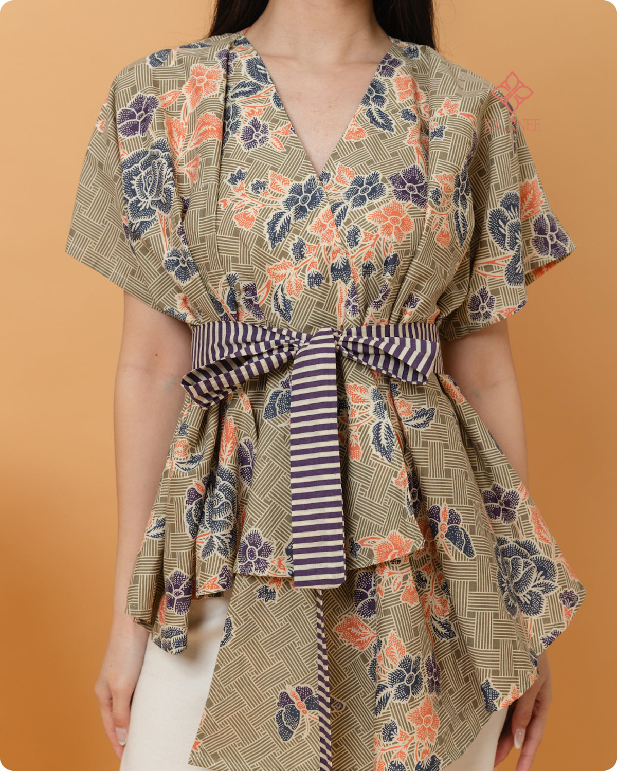 Ally2 Batik Top Dusty Coral