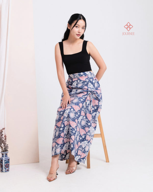 Abina Ruched Skirt Candy