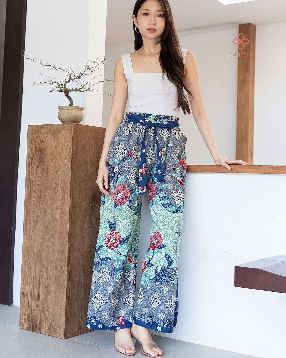 Angie Batik Pants Garden Fresh