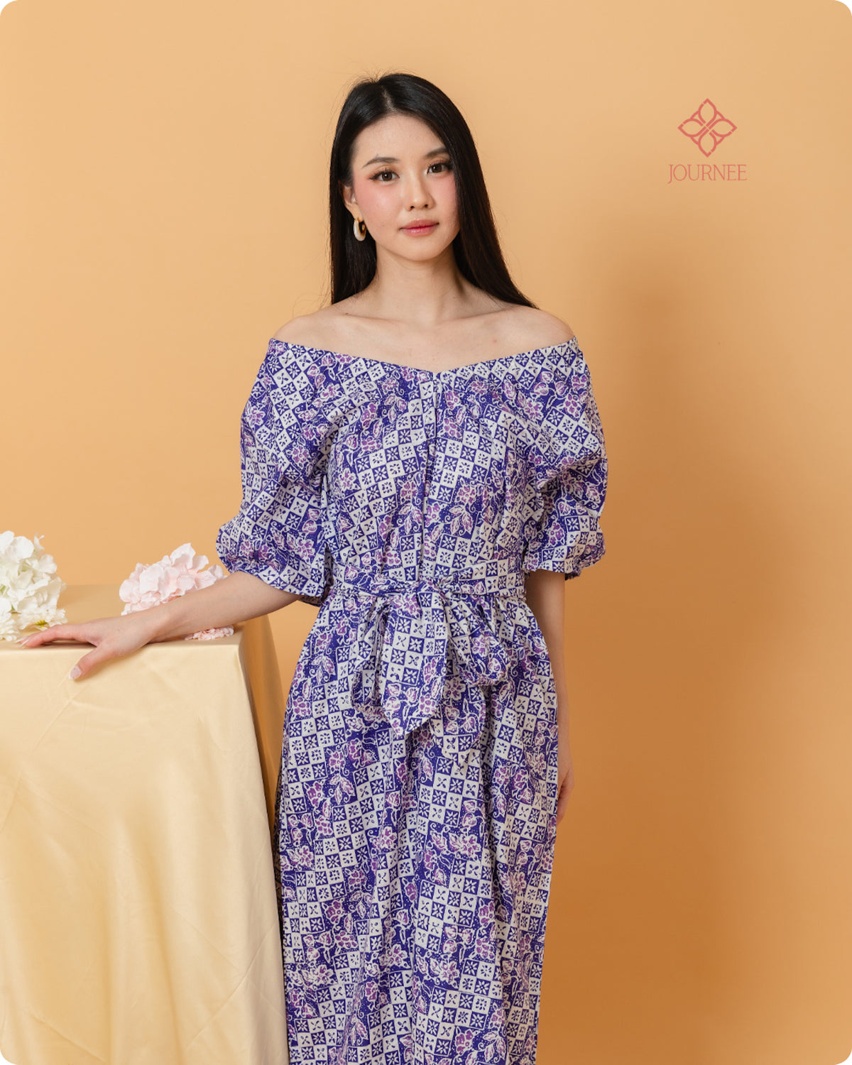 Adelia Karet Midi Violet