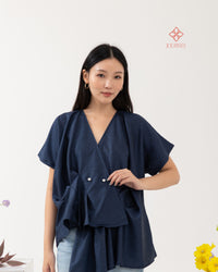 Ally Top Denim Look Top