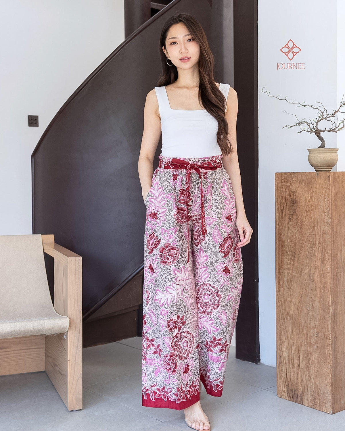 Angie Batik Pants Rose Garden