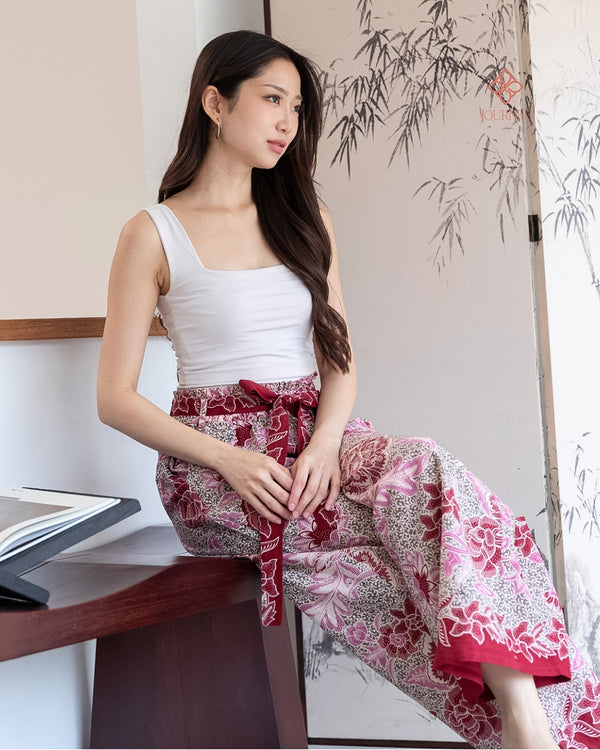 Angie Batik Pants Rose Garden