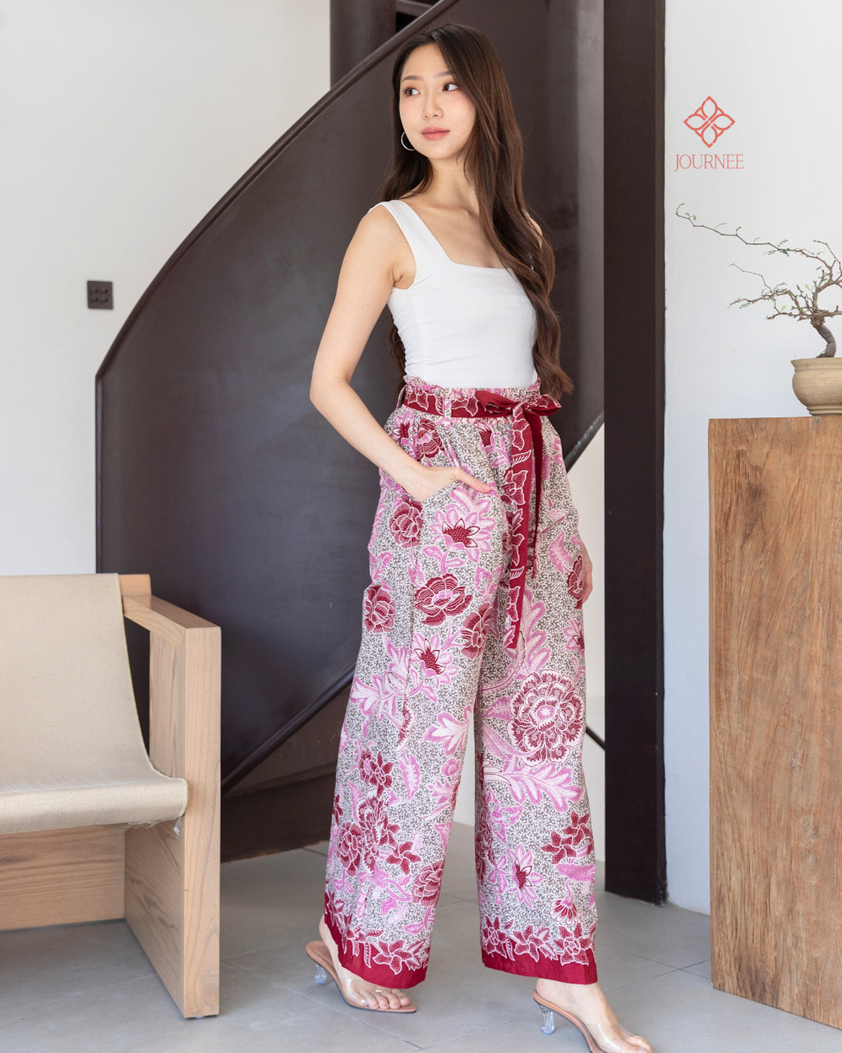Angie Batik Pants Rose Garden