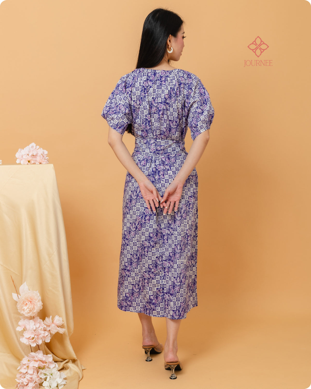 Adelia Karet Midi Violet