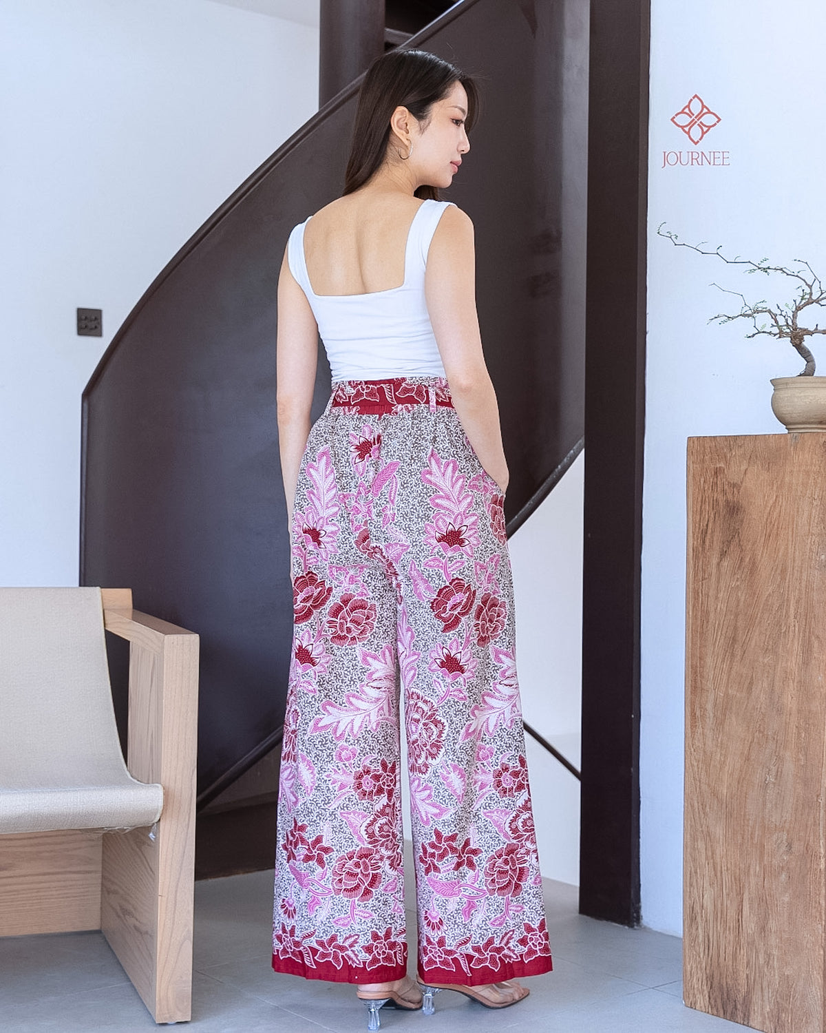 Angie Batik Pants Rose Garden