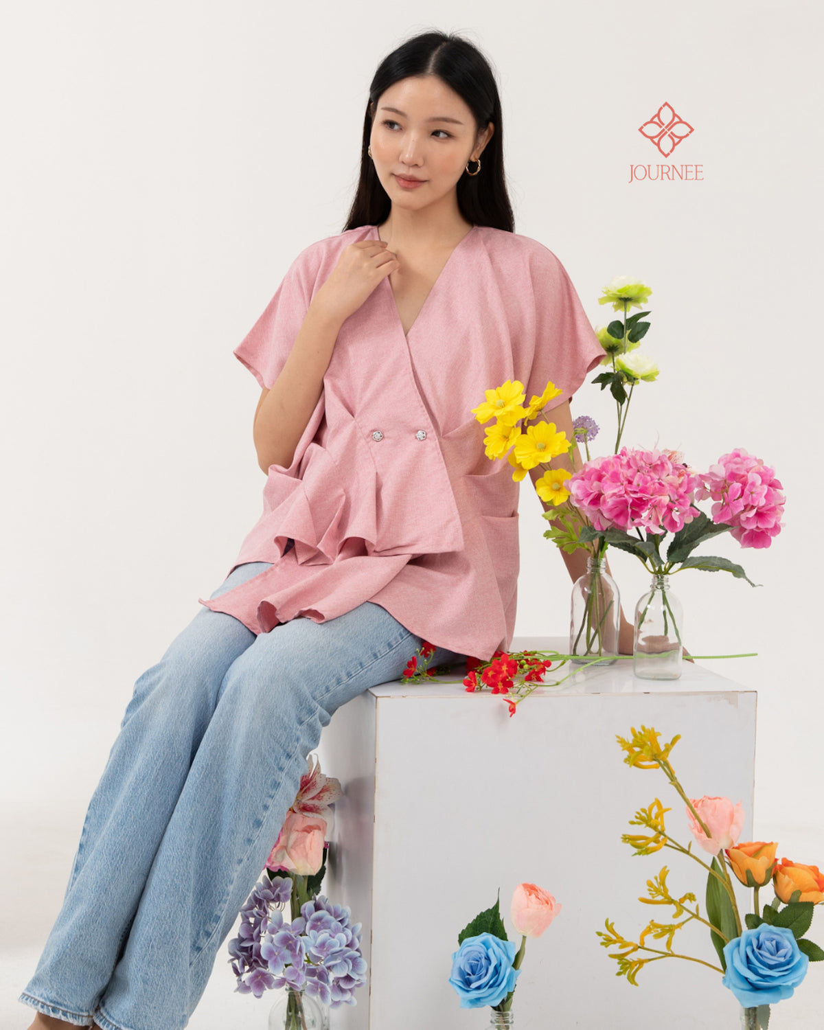 Ally Top Pink