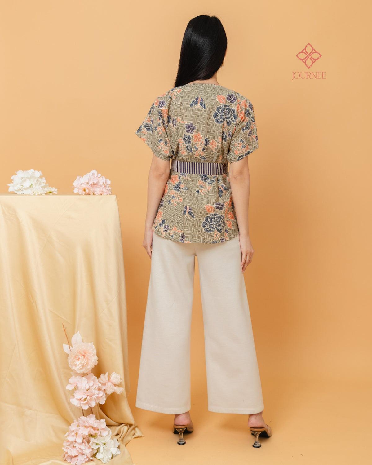 Ally2 Batik Top Dusty Coral