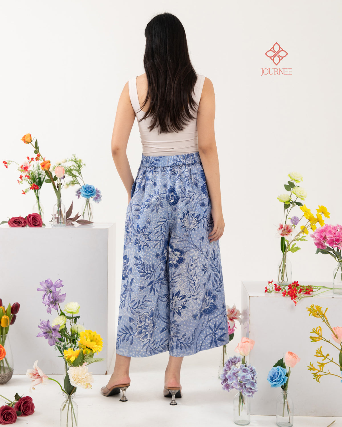 Alana Culottes Batik Porcelain