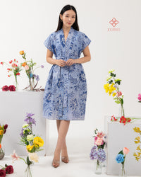 Ainy Signature Batik Dress Porcelain Premium