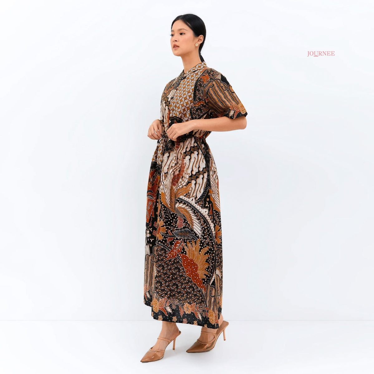 Anetta Midi Mandarin Princess Batik