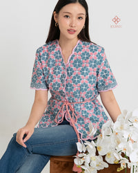 Aprina Scallop Batik Cap Jade